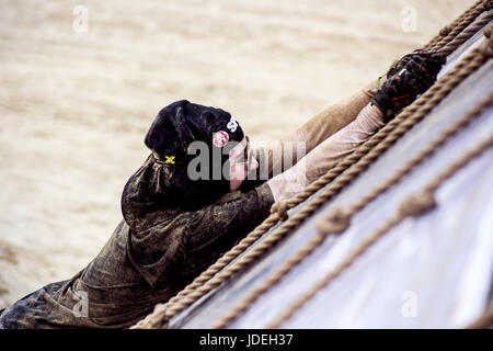 Dubaï Spartan Race Banque D'Images