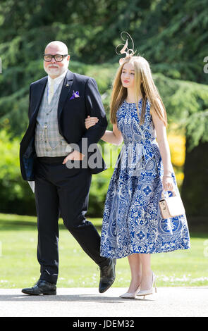 Le mariage de Pippa Middleton et James Matthews à l'église de Saint Marc, Englefield. En présence de Catherine Middleton, Prince William, Prince George et la Princesse Charlotte. Avec : Gary Goldsmith Où : Englefield, Royaume-Uni Quand : 20 mai 2017 Source : WENN.com Banque D'Images