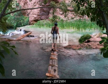 Les Indiens Havasupai Reservation Banque D'Images