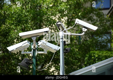 - CCTV caméras de surveillance publique Banque D'Images