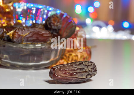 Fruits Date . Ramadan, Eid concept background Banque D'Images