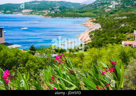 Costline à Porto Rafael Palau, Sardaigne, Italie - Banque D'Images