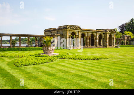 La Loggia, Hever Castle & Gardens, Hever, Edenbridge, Kent, Angleterre, Royaume-Uni Banque D'Images