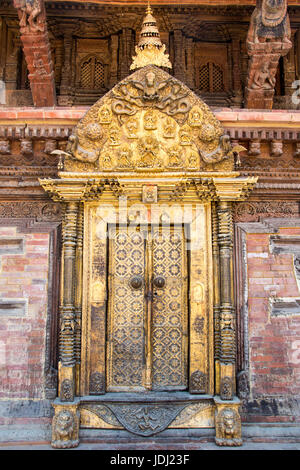 Palais Royal et musée de Patan, Patan, Katmandou, Népal Banque D'Images