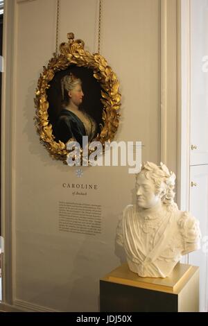 Exposition au palais de Kensington à partir du 22 juin à novembre 2017 ..C'est une nouvelle exposition des Princesses Caroline.Augusta,Charlottee ... Banque D'Images