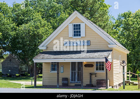 Bucktown, Maryland - Le Village historique Bucktown Store. Le magasin a été le site de Harriet Tubman's premier acte contre l'esclavage ; la 13-year-old a été e Banque D'Images