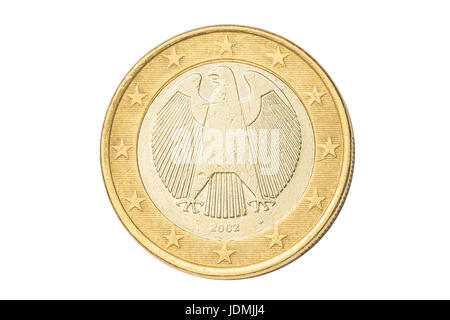 Allemagne 1 euro coin Banque D'Images