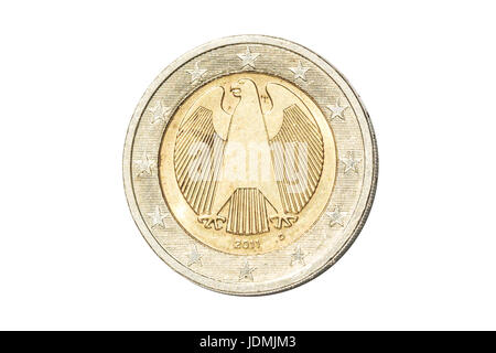 Allemagne deux euro coin Banque D'Images