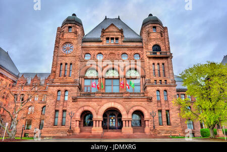 L'Édifice de l'Assemblée législative de l'Ontario à Queen's Park à Toronto - Canada Banque D'Images