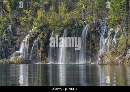 Le parc national de Plitvice Banque D'Images