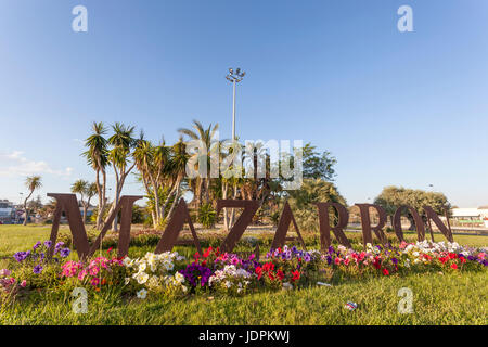 Ville de Mazarron, région de Murcie, au sud de l'Espagne Banque D'Images