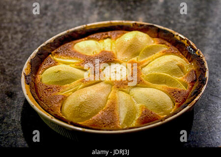 Délicieux gâteau aux poires Banque D'Images