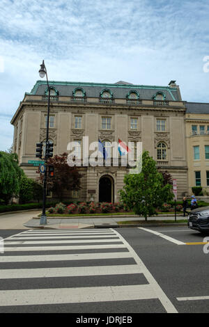 Ambassade du Grand-Duché de Luxembourg, Alexander Stewart House, 2200 Massachusetts Avenue NW, Washington DC Banque D'Images