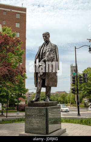 Tomas Garrigue Masaryk statue, Massachusetts Avenue NW, Washington DC Banque D'Images