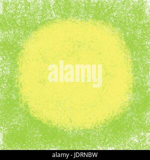 Printemps jaune soleil vert fond grunge avec copie espace de tex Banque D'Images