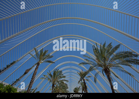 Palau de les Arts Reina Sofia de Valence Espagne Banque D'Images
