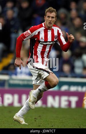 ROB HULSE SHEFFIELD UNITED FC HILLSBOROUGH SHEFFIELD ANGLETERRE 19 Janvier 2008 Banque D'Images