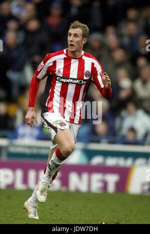 ROB HULSE SHEFFIELD UNITED FC HILLSBOROUGH SHEFFIELD ANGLETERRE 19 Janvier 2008 Banque D'Images