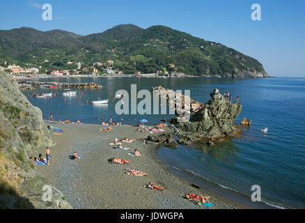 Plage de Levanto, ligurie, italie Banque D'Images