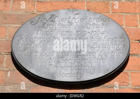 Albert Richardson's House, église St, Ampthill, Bedfordshire Banque D'Images