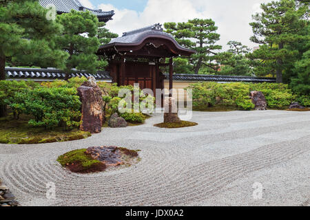 Au jardin Zen Kennin-ji à Kyoto, Japon Banque D'Images