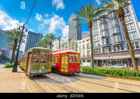 La Nouvelle Orléans, Louisiane, USA voitures de rues. Banque D'Images