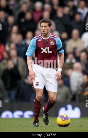 MATTHEW UPSON West Ham United FC CRAVEN COTTAGE Londres Angleterre 23 Février 2008 Banque D'Images