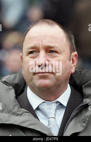 GARY JOHNSON BRISTOL CITY MANAGER STADE WALKERS LEICESTER ANGLETERRE 08 Mars 2008 Banque D'Images