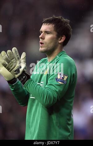 BEN FOSTER DERBY COUNTY V MANCHESTER UTD DERBY PRIDE PARK ANGLETERRE 15 Mars 2008 Banque D'Images