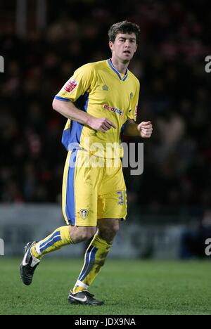 LUBOMIR MICHALIK LEEDS UNITED FC STADE KEEPMOAT DONCASTER Grande-bretagne 01 Avril 2008 Banque D'Images