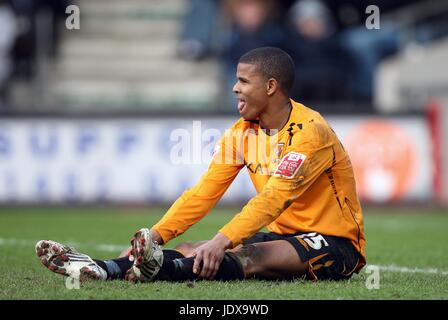 FRAIZER CAMPBELL Hull City FC STADE K.C.HULL ANGLETERRE 12 Avril 2008 Banque D'Images