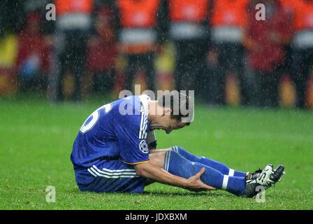 JOHN TERRY RATE V MANCHESTER UNITED CHELSEA STADE Loujniki Moscou FÉDÉRATION DE RUSSIE 21 Mai 2008 Banque D'Images