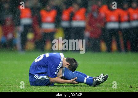 JOHN TERRY RATE V MANCHESTER UNITED CHELSEA STADE Loujniki Moscou FÉDÉRATION DE RUSSIE 21 Mai 2008 Banque D'Images