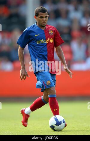 DANI ALVES BARCELONA FC TANNADICE DUNDEE ECOSSE 30 Juillet 2008 Banque D'Images