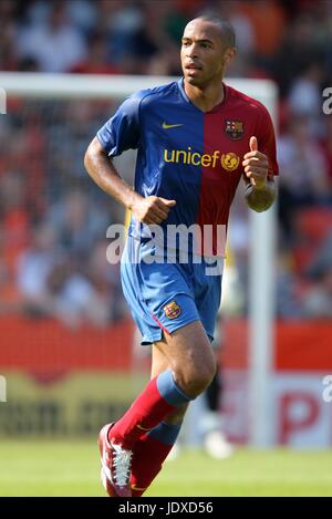 THIERRY HENRY FC BARCELONE TANNADICE DUNDEE ECOSSE 30 Juillet 2008 Banque D'Images