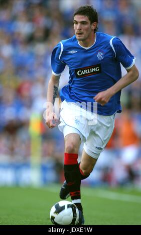 KYLE LAFFERTY Glasgow Rangers FC EN ÉCOSSE GLASGOW IBROX 02 Août 2008 Banque D'Images