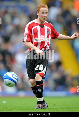 STEPHEN QUINN SHEFFIELD UNITED FC ST ANDREWS BIRMINGHAM ENGLAND 09 Août 2008 Banque D'Images