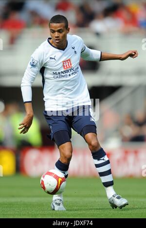 JERMAINE STAND Tottenham Hotspur FC LE RIVERSIDE MIDDLESBROUGH ANGLETERRE 16 Août 2008 Banque D'Images