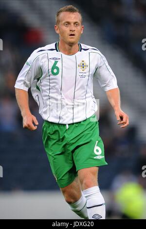 SAMMY CLINGAN IRLANDE DU NORD & NORWICH HAMPDEN PARK GLASGOW ECOSSE 20 Août 2008 Banque D'Images