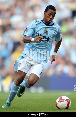 ROBINHO CHELSEA V MANCHESTER CITY OF MANCHESTER STADIUM MANCHESTER EN ANGLETERRE 13 Septembre 2008 Banque D'Images