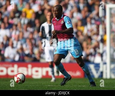 LUIS BOA MORTE de West Ham United FC THE HAWTHORNS WEST BROMWICH ANGLETERRE 13 Septembre 2008 Banque D'Images