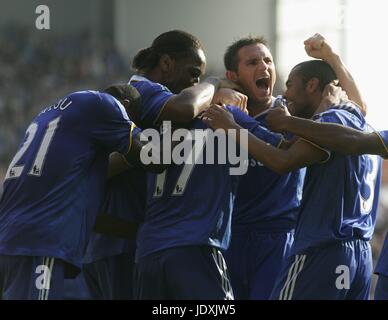 JOSE BOSINGWA CÉLÈBRE AVEC STOKE CITY V CHELSEA BRITANIA STADIUM STOKE ANGLETERRE 27 Septembre 2008 Banque D'Images