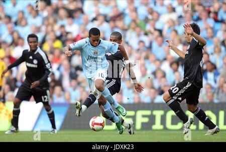 Alessandra BIANCHI FLORENT ROBINHO & DÉCO CHELSEA V MANCHESTER CITY OF MANCHESTER STADIUM MANCHESTER EN ANGLETERRE 13 Septembre 2008 Banque D'Images