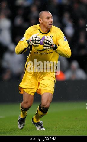 HEURELHO GOMES Tottenham Hotspur FC CITY OF MANCHESTER STADIUM MANCHESTER 09 Novembre 2008 Banque D'Images