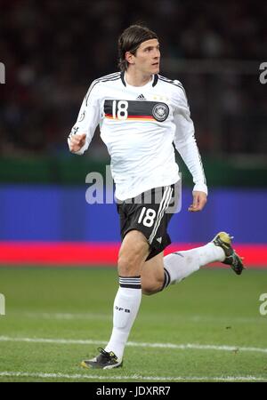 MARIO GOMEZ, l'Allemagne et le VFB STUTTGART STADE OLYMPIQUE BERLIN ALLEMAGNE 19 Novembre 2008 Banque D'Images