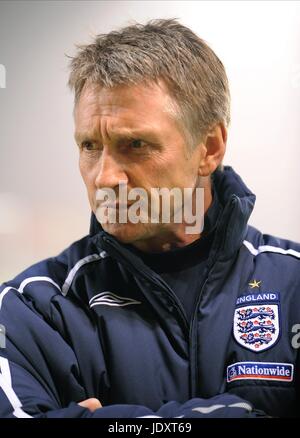 KENNY SWAIN ANGLETERRE U16 entraîneur en chef SINCIL BANK LINCOLN ANGLETERRE 28 Novembre 2008 Banque D'Images