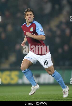 STILIYAN PETROV ASTON VILLA FC Stade KC HULL Angleterre 30 Décembre 2008 Banque D'Images