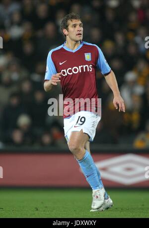 STILIYAN PETROV ASTON VILLA FC Stade KC HULL Angleterre 30 Décembre 2008 Banque D'Images