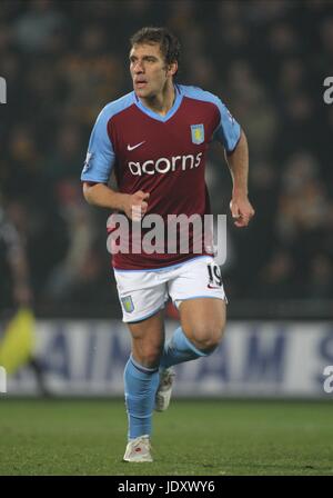 STILIYAN PETROV ASTON VILLA FC Stade KC HULL Angleterre 30 Décembre 2008 Banque D'Images