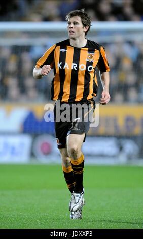 KEVIN KILBANE Hull City FC Stade KC HULL ANGLETERRE 17 Janvier 2009 Banque D'Images